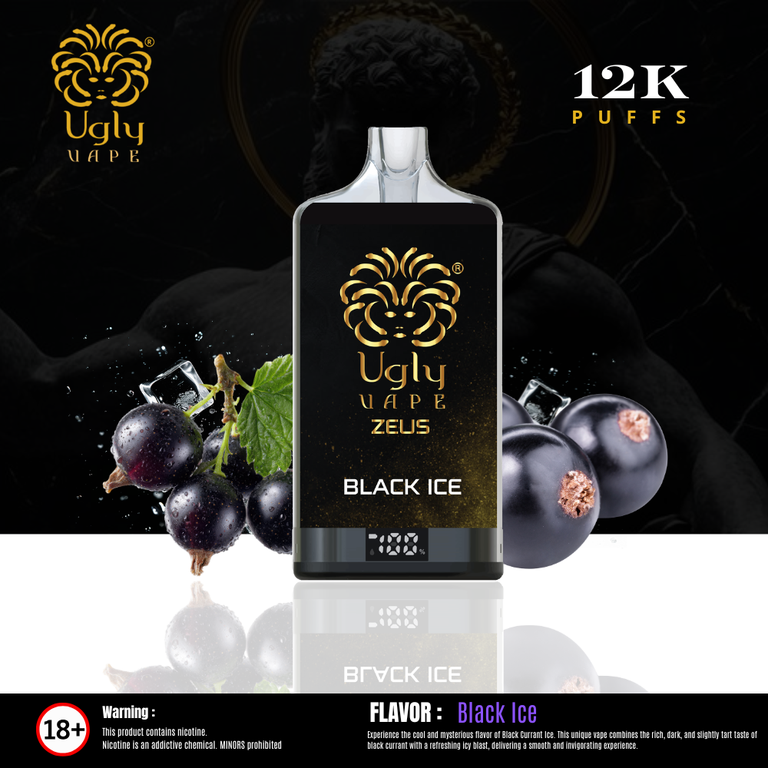 Zeus BLACK ICE Dis 12000 puffs 20mg