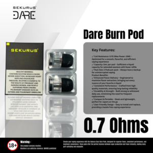 Dare Burn Pod 0.7 ohms