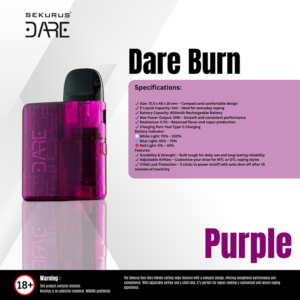 Dare Burn Purple