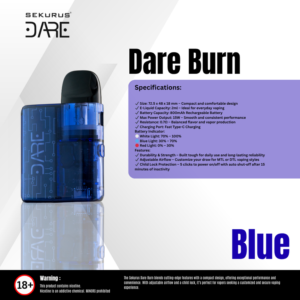 Dare Burn Blue