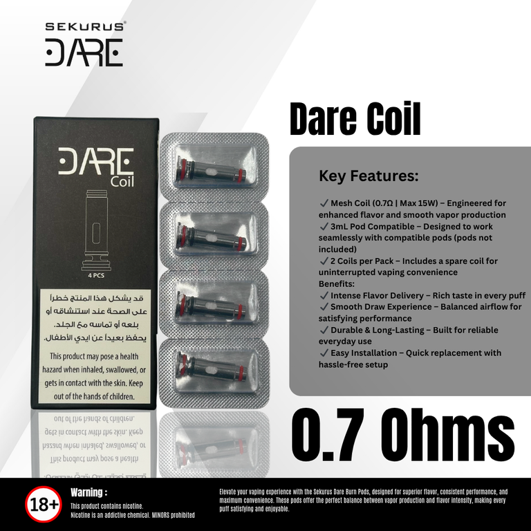 Dare Coil 0.7 ohms