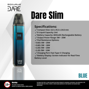 Dare Slim Blue