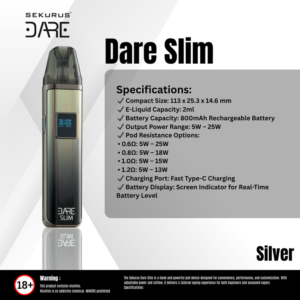 Dare Slim Silver