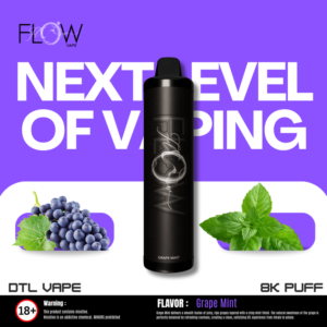 Flow DTL Flavor Grape Mint 3MG